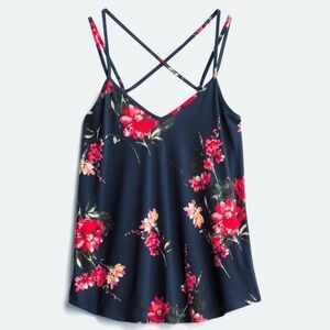 Papermoon Navy Floral Camisole Top